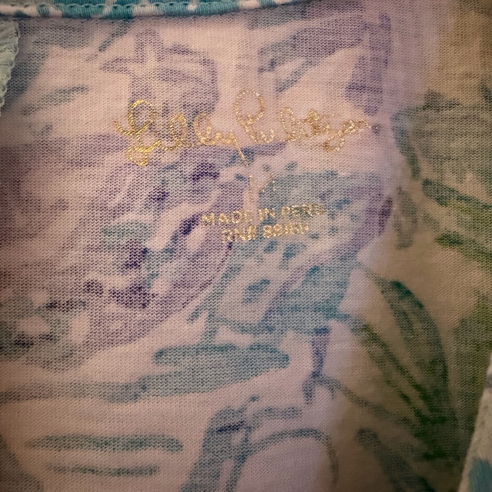 Lily Pulitzer Bohemian Queen Tropical Print Sleeveless Dress | Medium - Picture 3 of 3